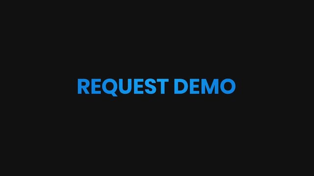 Request Demo Energetic Text Animation &ndash; 4K Software and Product Marketing Video