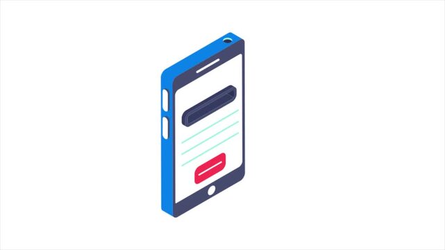 Mobile Transaction Animation MP4 File