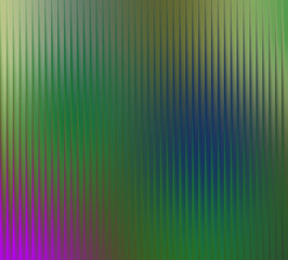 Abstract vertical gradient stripes of green blue and purple abstract textured background