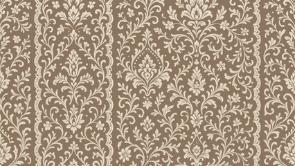 Elegant vintage floral pattern design.
