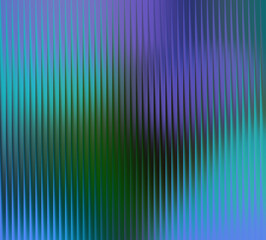 Abstract vertical gradient with textured stripes in shades of blue green and purple
