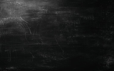 Naklejka premium Old blank dirty chalkboard. Vector design.