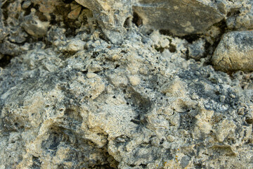 Natural Stone Texture Background with Rough Rock Surface Detail