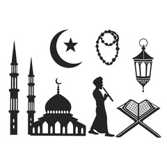 taj mahal vector illustration