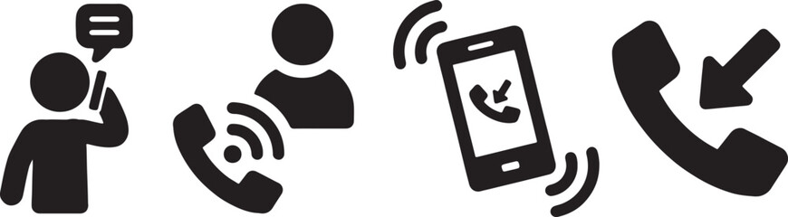 support, speech, phone, call, background, graphic, illustration, icon, service, design, receiver, symbol, calling, incoming, network, conversation, keywords:, person, set, outgoing, technology, smartp