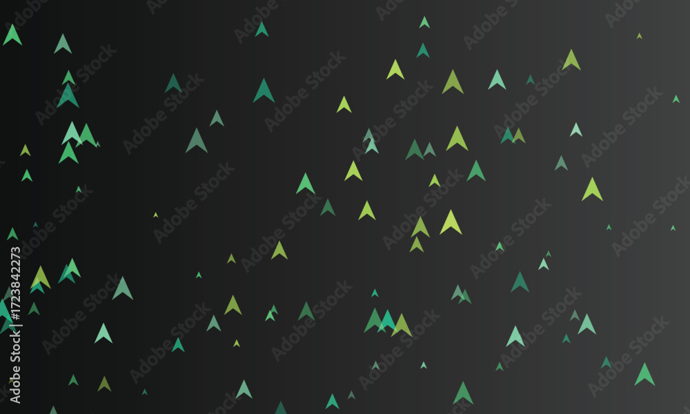 Poster abstract arrow pattern background with muted green shades for modern designs and presentations deliv