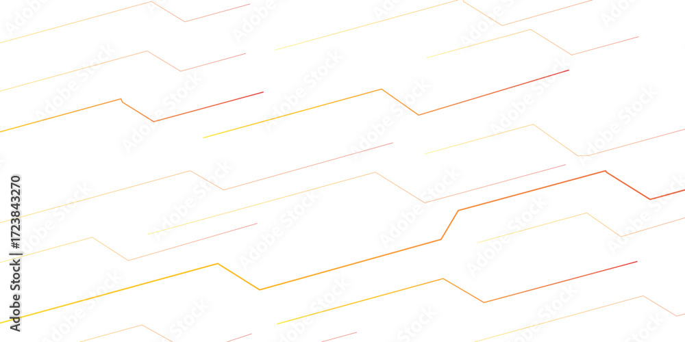 Poster abstract golden minimal lines futuristic tech background. circuit-like lines with diagonal geometric