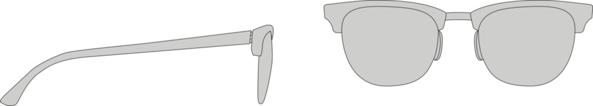 Sun glasses mock up