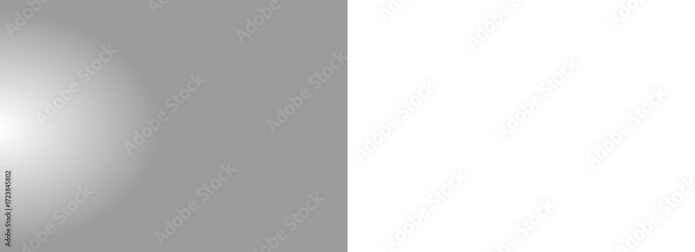 Poster simple gradient backdrop in subtle gray tones, with a bright white center that transitions smoothly