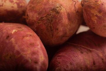 sweet potato on a desk