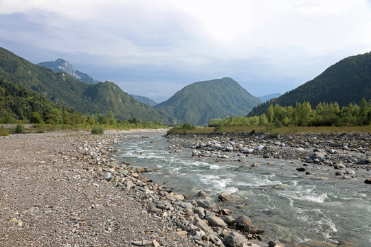 River BUT in Italy near CEDARCHIS TOWN