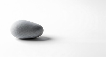 white stones on white background