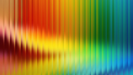 Abstract vibrant vertical gradient color spectrum.
