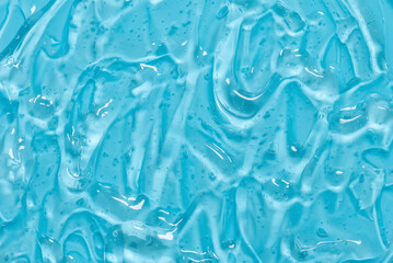 Blue gel texture beauty serum