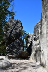 Natural monument of the Cat Rocks, Czech Republic