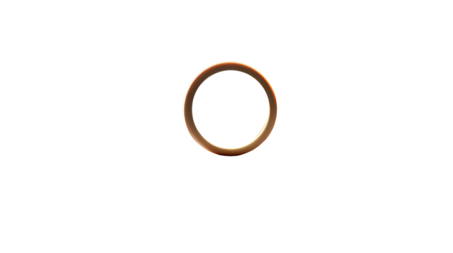 Ring of Elegance: The timeless symbol of love, commitment, and unity, a meticulously crafted golden ring, set against a clean, minimalist background. - Powered by Adobe