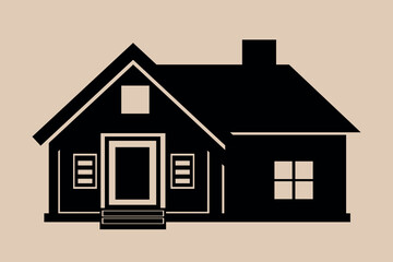 House Silhouette Vector and Real Estate, Home Icon, Architecture Building logo