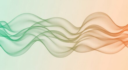 Dynamic fluid waves in art studio setting digital contemporary design eye-level perspective artistic expression