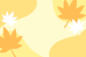 紅葉　抽象的　背景　秋　セール　イラスト　ベクター　オレンジ