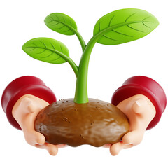 High quality illustration of Tree Plantation in an agricultural, symbolizing farming, sustainability, and the importance of food production.