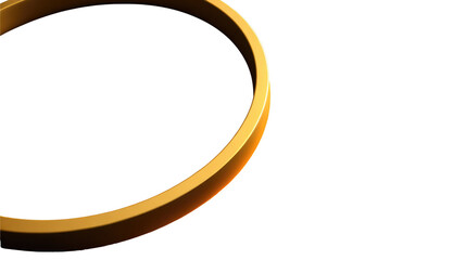 Golden Ring: A captivating and elegant ring, showcasing its sleek, circular design. A symbol of purity, eternity, and the allure of fine jewelry.