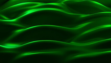 Fototapeta premium Abstract Emerald Green Silk Drape: Luxurious, Smooth, and Elegant Background Texture.