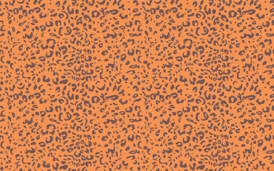 Abstract modern leopard seamless pattern. Animals fashion trendy background. Color decorative vector illustration for print, fabric, textile. Modern ornament of stylized skin.
