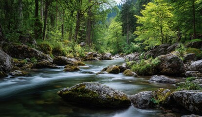 Lush forest stream (1)