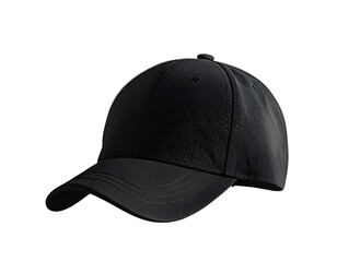  Stylish Black Baseball Cap with Curved Brim on Wooden Shelf Display