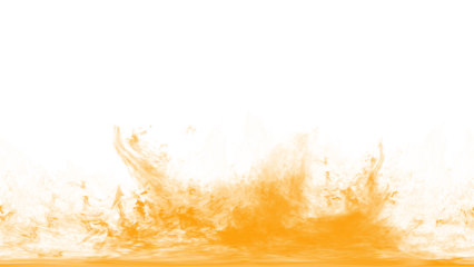 Dust sand soil smoke cloud particles isolated on transparent white background. orange sandstorm smog sand dust explosion rising. Design elements for Compositing, covering, overlay, PNG, Fire effects 