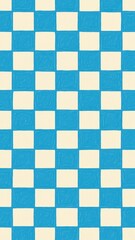 Fototapeta premium Blue white checkered pattern
