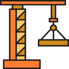 construction crane icon