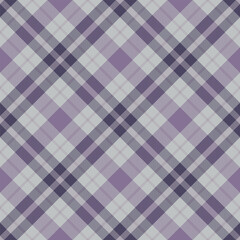 Seamless  purple color check pattern. Repeating patern plaid. Checkered design for prints. Repeated tartan fabric.Vector scottish fabriс. Ekose texture. Madras flannel. Checker line.Stripe gingham