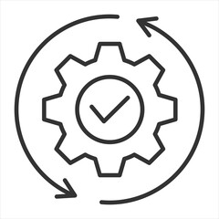 Process Outline Icon