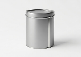 Metal Tin Can isolated on white 