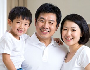 Happy family portrait