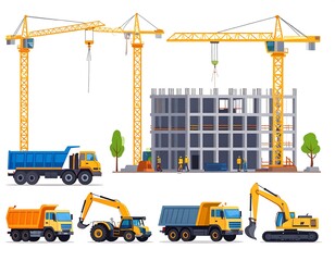 Construction site illustration