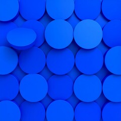 Abstract geometric pattern of overlapping circles