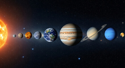 Solar System Planets Alignment - Space & Astronomy Education