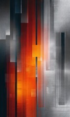 Abstract Vertical Line Art