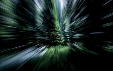 Blurred Forest Motion Effect