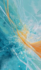 Abstract Colorful Digital Artwork