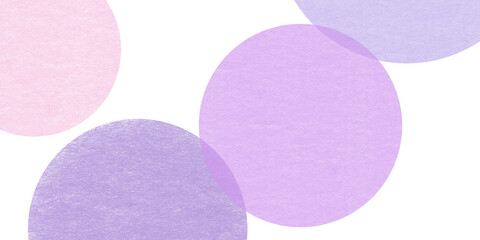 おしゃれな紫色の和風なテクスチャの円形の背景フレーム