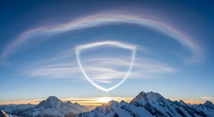 Sunrise scene symbolizing ozone layer protection