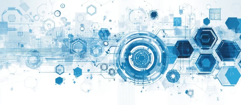 Abstract digital technology graphic
