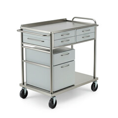 metal box isolated on white background