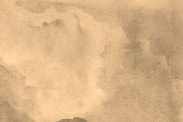 Old textured paper for scrapbook collage backgrounds. Hand painted background