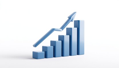3D graphic of a rising bar graph (1)