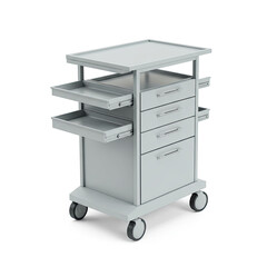 metal box isolated on white background