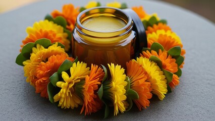 calendula flowers and oil